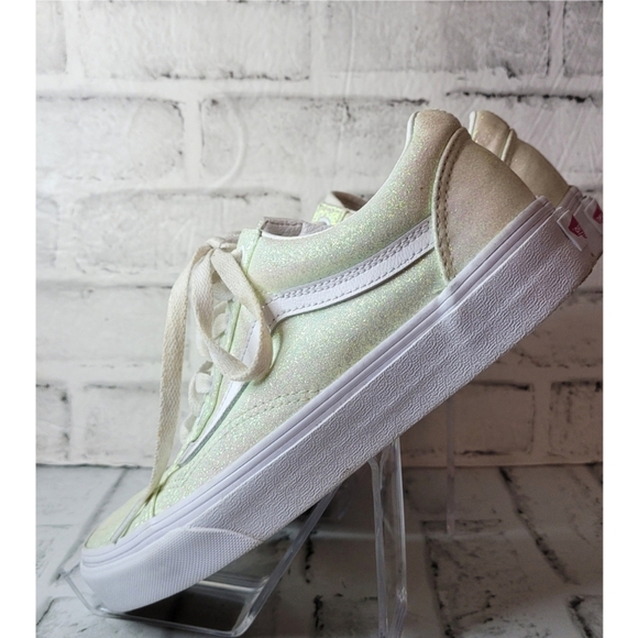 VANS Womens Size US 8 Old Skool Sneaker Glitter Metallic Color Changing Athletic - Picture 4 of 13